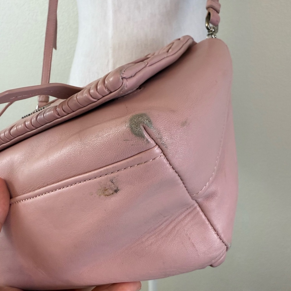 Miu Miu Blush Pink Matelasse Quilted Crossbody Bag - Picture 5 of 13
